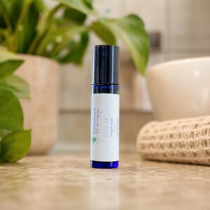 Blue roll-on Ease Up tension relief bottle