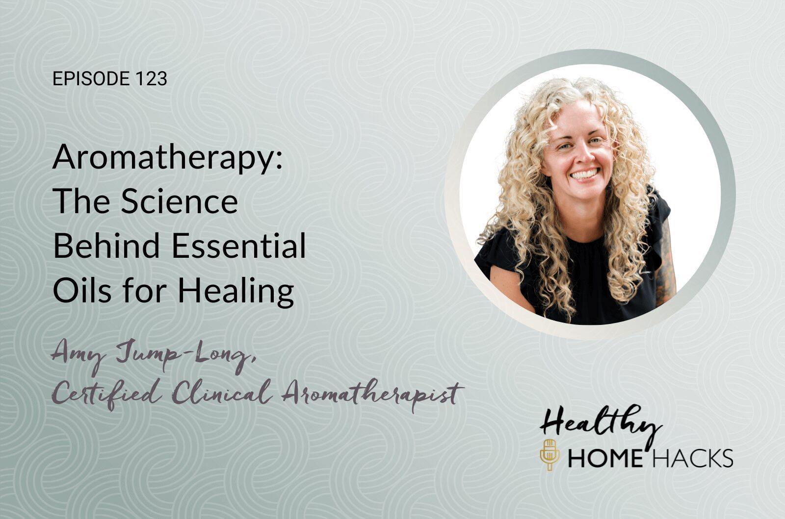 Amy on the Healthy Home Hacks Podcast